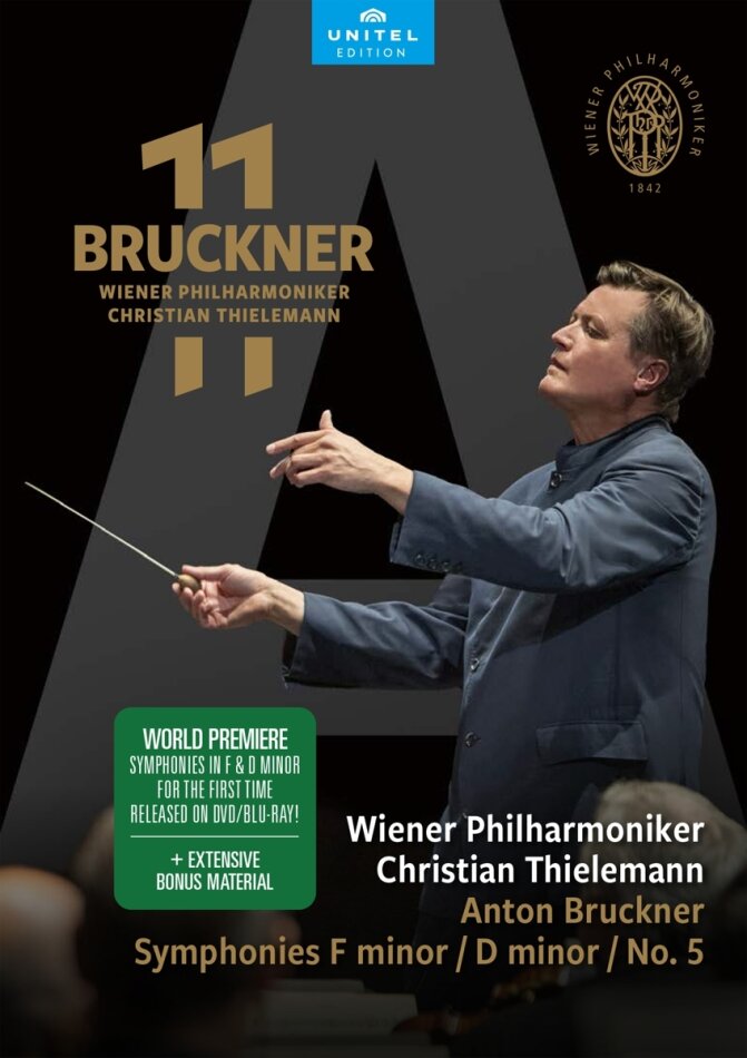 Wiener Philharmoniker & Christian Thielemann - Bruckner 11 - Symphonies F minor / D minor / No. 5 2 DVDs