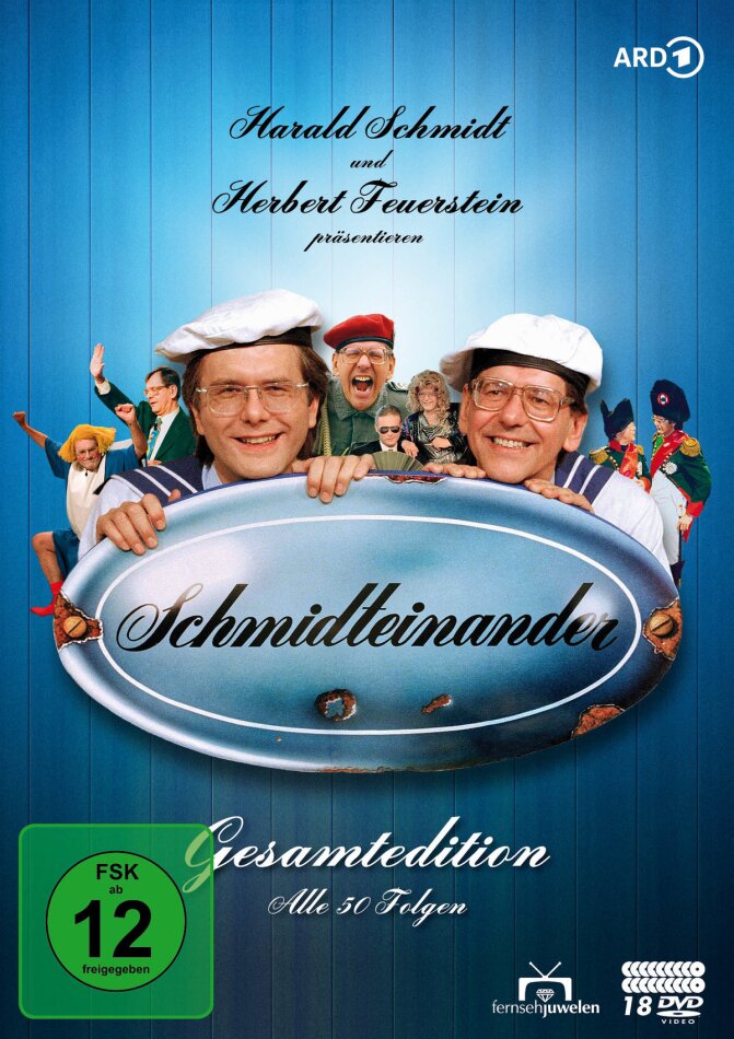 Schmidteinander - Staffel 1-5 - Folge 1-50 Gesamtedition, Fernsehjuwelen, 18 DVDs