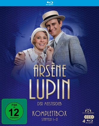 Ars&egrave;ne Lupin - Der Meisterdieb - Komplettbox - Staffel 1+2 (Fernsehjuwelen, 4 Blu-rays)