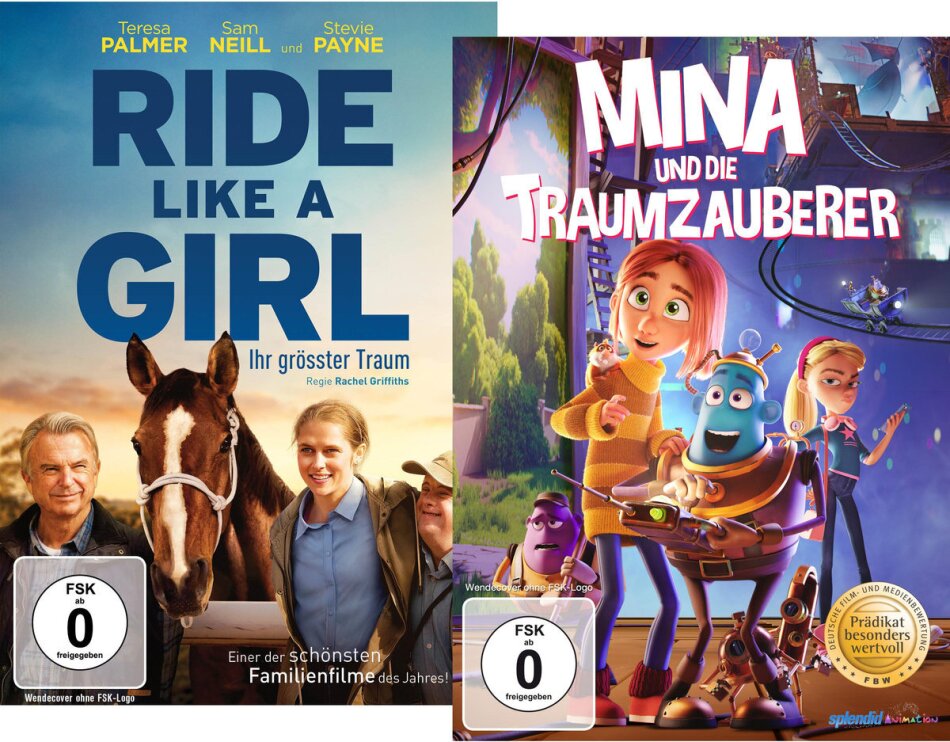 Mina und Die Traumzauberer / Ride Like A Girl 2 DVDs