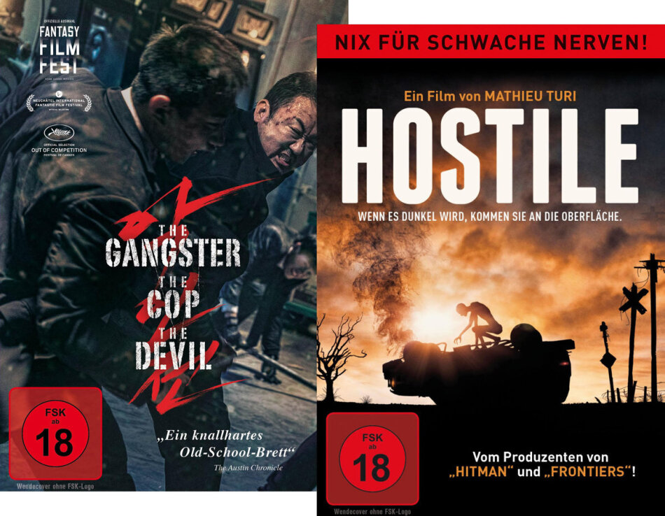 The Gangster,The Cop, The Devil / Hostile 2 DVDs