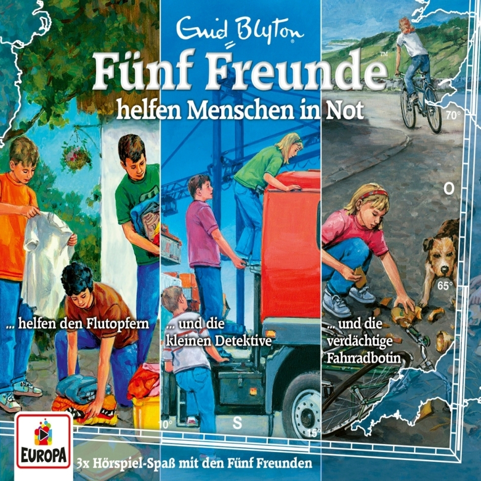 Fünf Freunde - 040/3er-Box-helfen Menschen in Not (Folgen 115,129 3 CDs