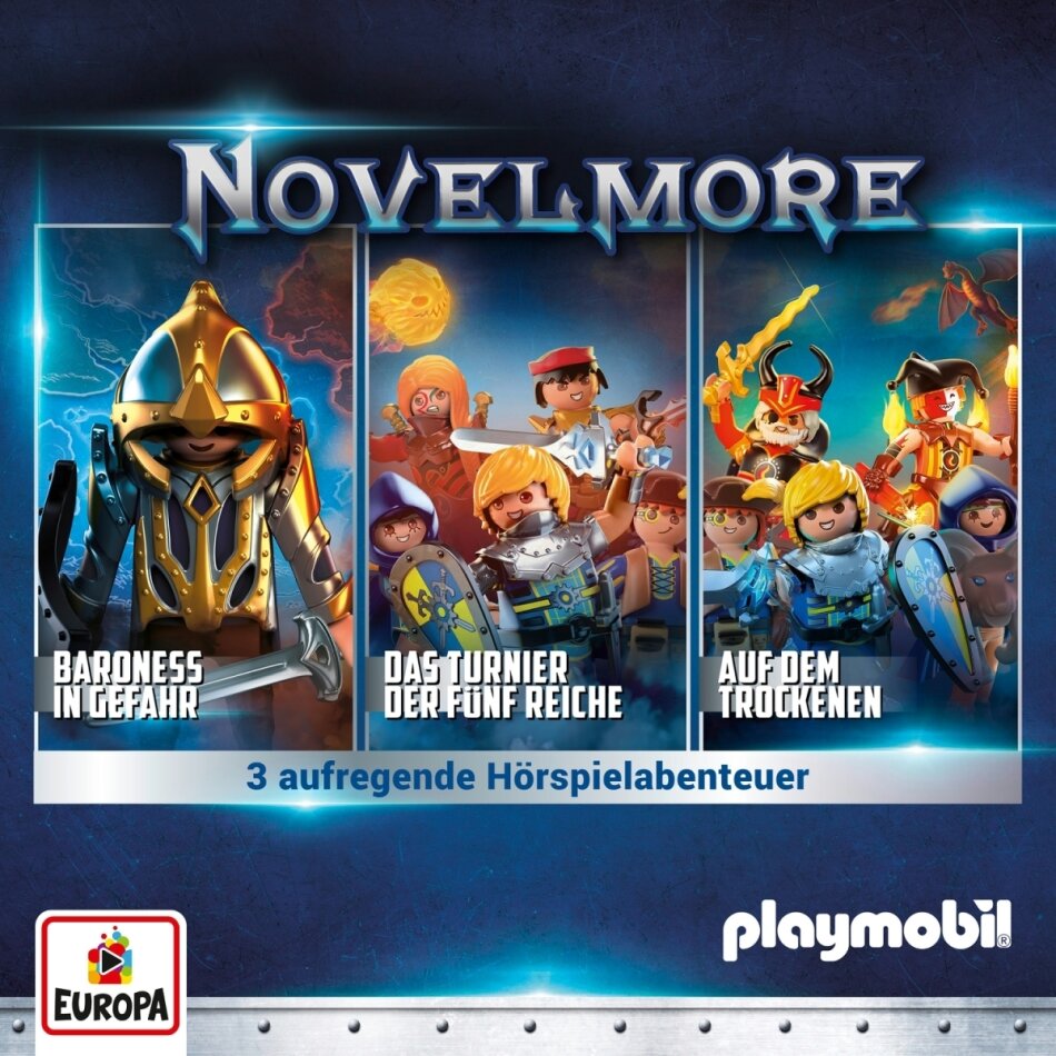 PLAYMOBIL Hörspiele - Novelmore-Box 1 (Folgen 1, 2, 3) 3 CDs