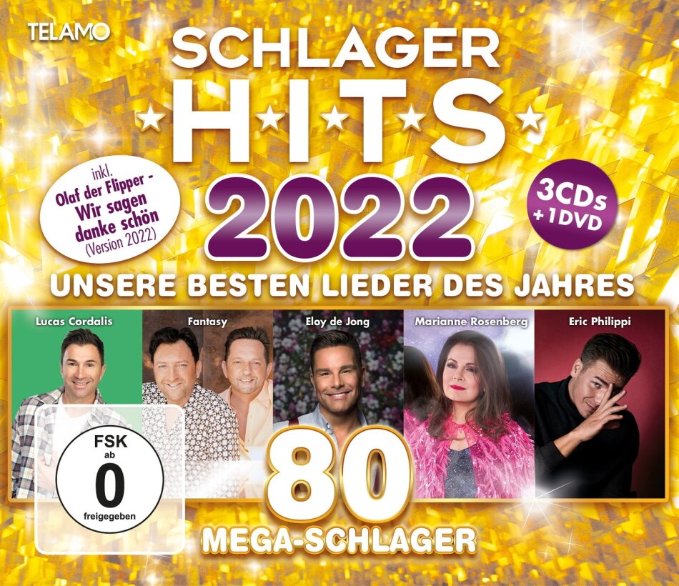 Schlager Hits 2022 3 CDs + DVD