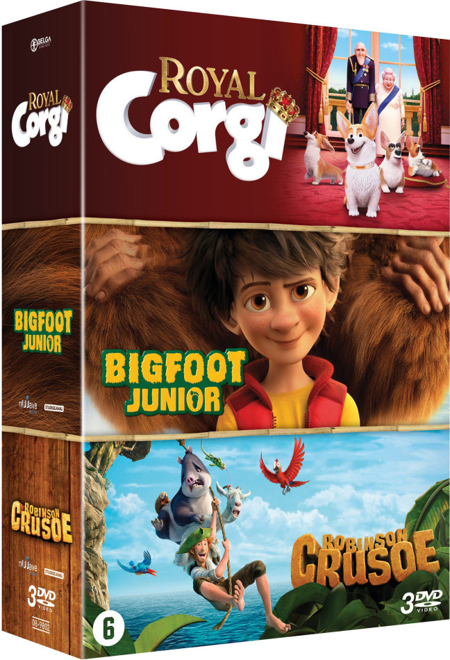 Royal Corgi / Bigfoot Junior / Robinson Crusoe 3 DVDs