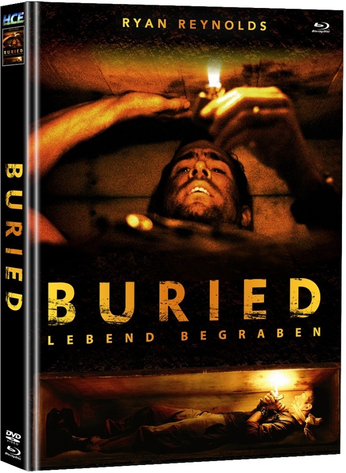 Buried - Lebend begraben (2010) Cover A, Limited Edition, Mediabook, Blu-ray + DVD