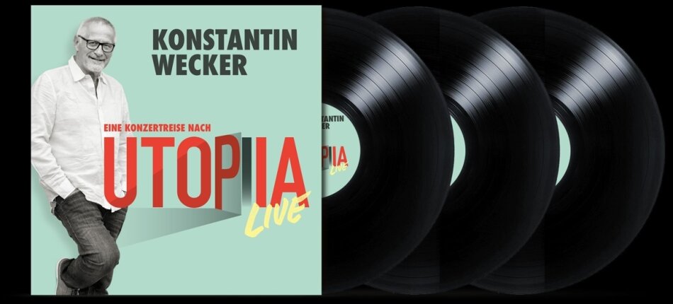 Konstantin Wecker - Utopia Live Limited Edition, 3 LPs