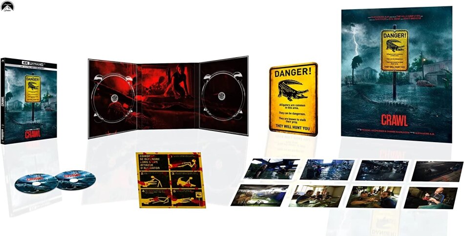 Crawl (2019) Digipack, Limited Collector's Edition, 4K Ultra HD + Blu-ray