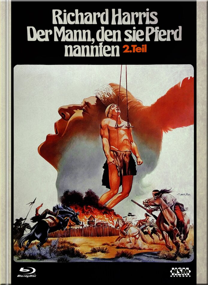 Der Mann, den sie Pferd nannten - 2. Teil (1976) Cover E, Limited Collector's Edition, Mediabook, Blu-ray + DVD