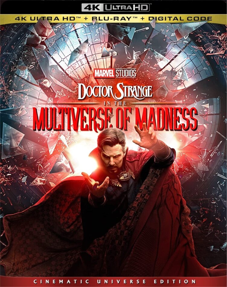 Doctor Strange In The Multiverse Of Madness - Doctor Strange 2 (2022) Cinematic Universe Edition, 4K Ultra HD + Blu-ray