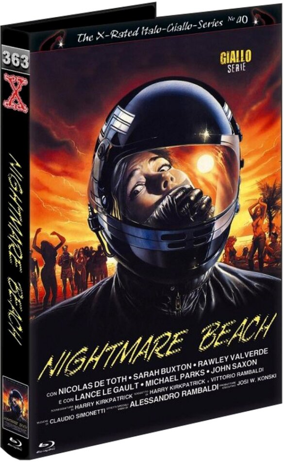 Nightmare Beach (1989) Grosse Hartbox, Cover A, The X-Rated Italo-Giallo-Series, Giallo Serie, Limited Edition