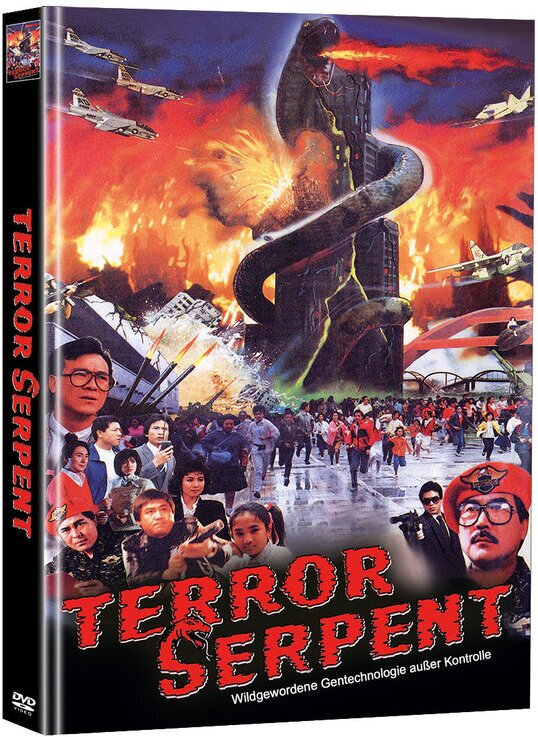 Terror Serpent (1988) Cover C, Limited Edition, Mediabook, 3 DVDs