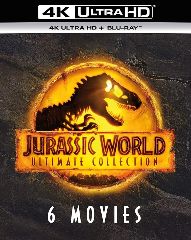 Jurassic World Ultimate Collection - Jurassic Park 1-3 / Jurassic World 1-3 6 4K Ultra HDs + 6 Blu-rays