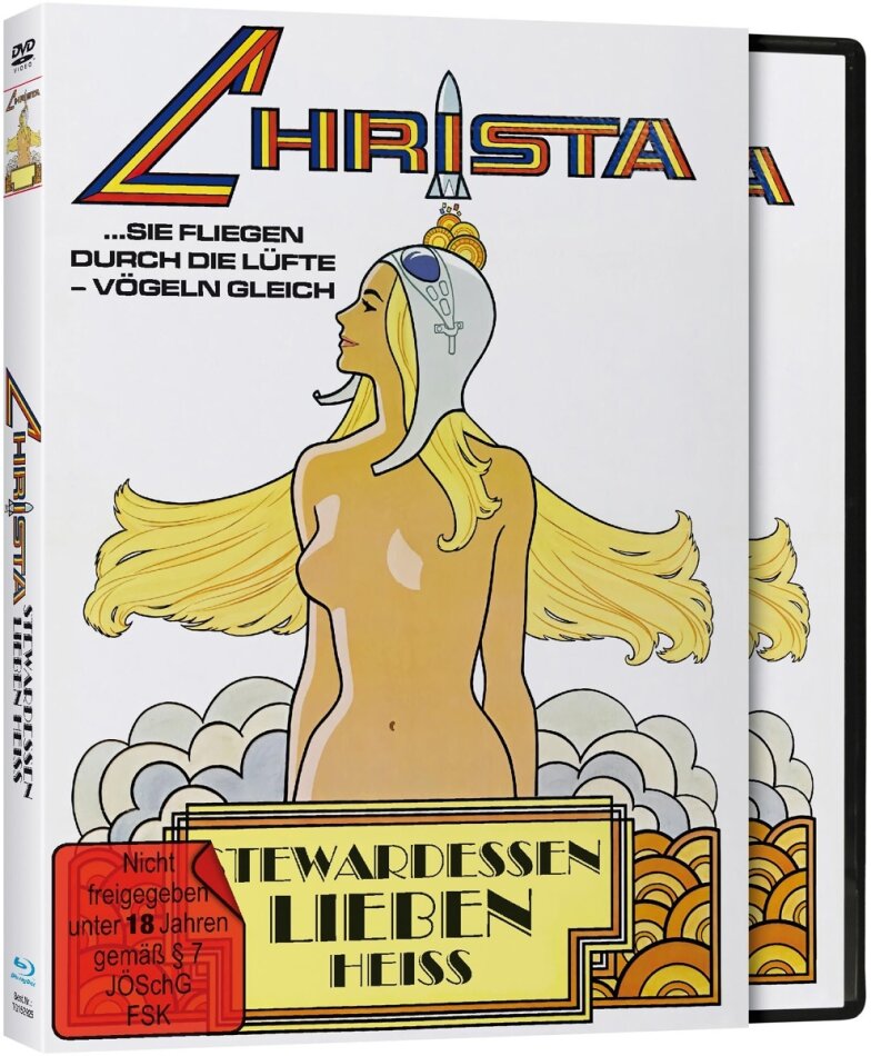 Christa - Stewardessen lieben heiss (1971) Schuber, Limited Edition, Uncut, Blu-ray + DVD