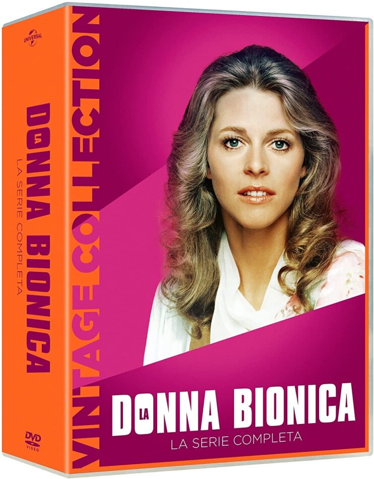 La donna bionica - La Serie Completa Vintage Collection, 16 DVDs