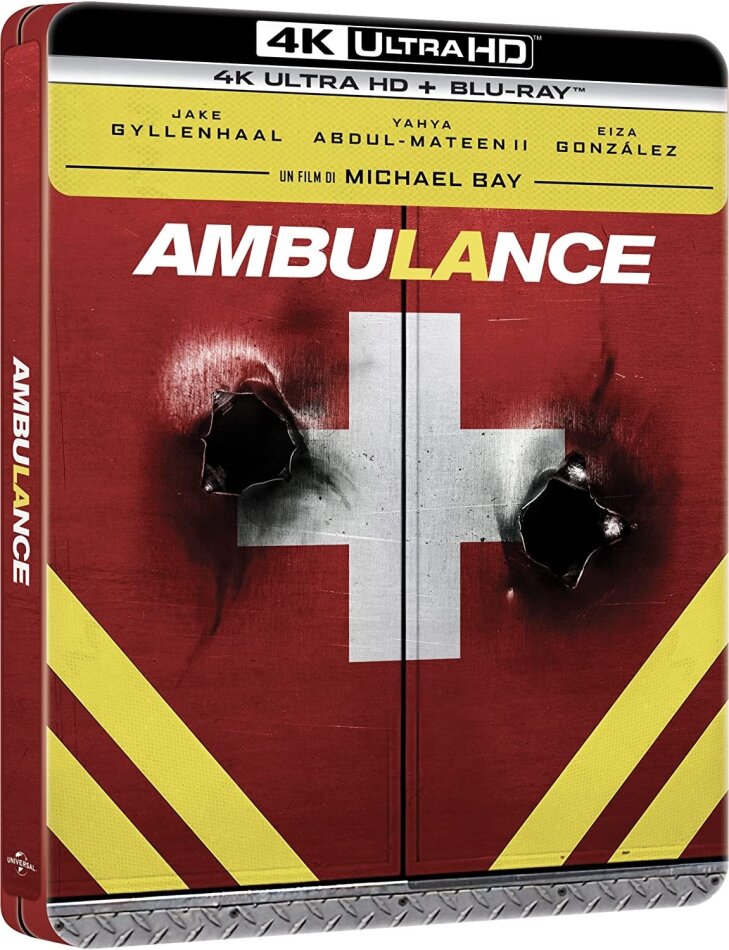 Ambulance (2022) Limited Edition, Steelbook, 4K Ultra HD + Blu-ray