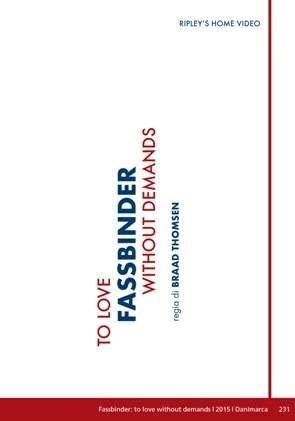 Fassbinder: To Love Without Demands (2015)