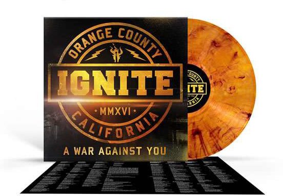 Ignite - A War Against You 2022 Reissue, Gold Marbled Vinyl, LP