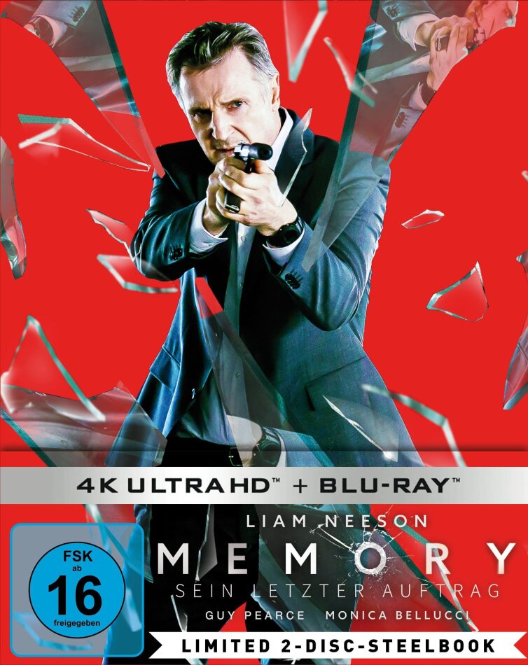 Memory - Sein letzter Auftrag (2022) Limited Edition, Steelbook, 4K Ultra HD + Blu-ray