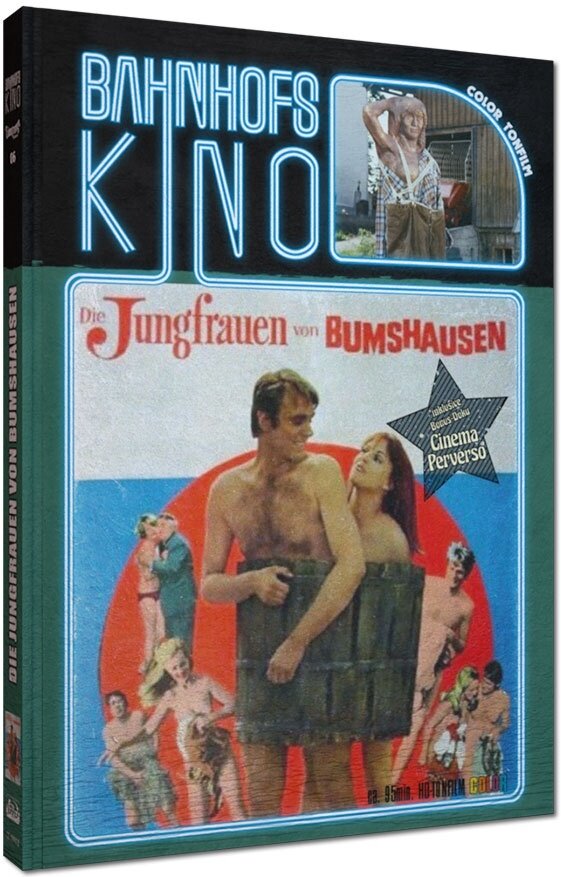 Die Jungfrauen von Bumshausen (1970) Cover B, Bahnhofskino, Édition Limitée, Mediabook, Blu-ray + DVD