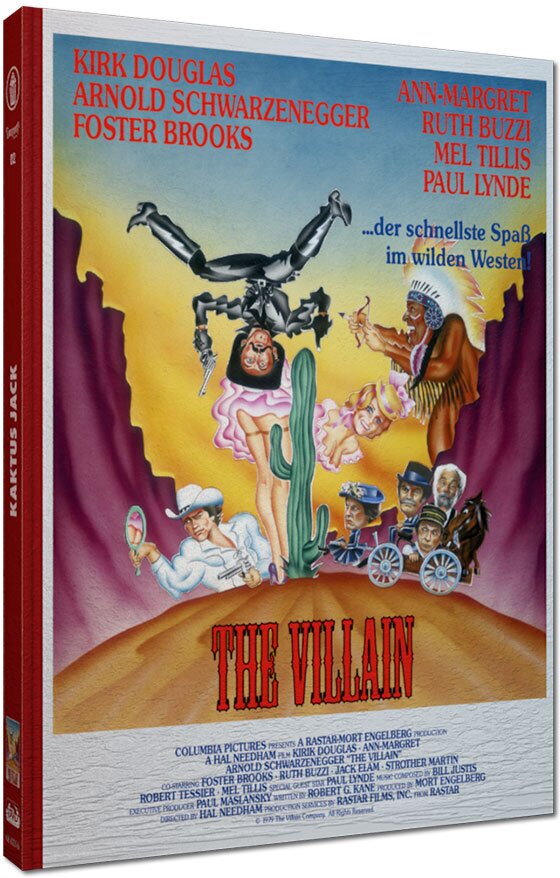 The Villain (1979) Cover D, Limited Edition, Mediabook, Blu-ray + DVD