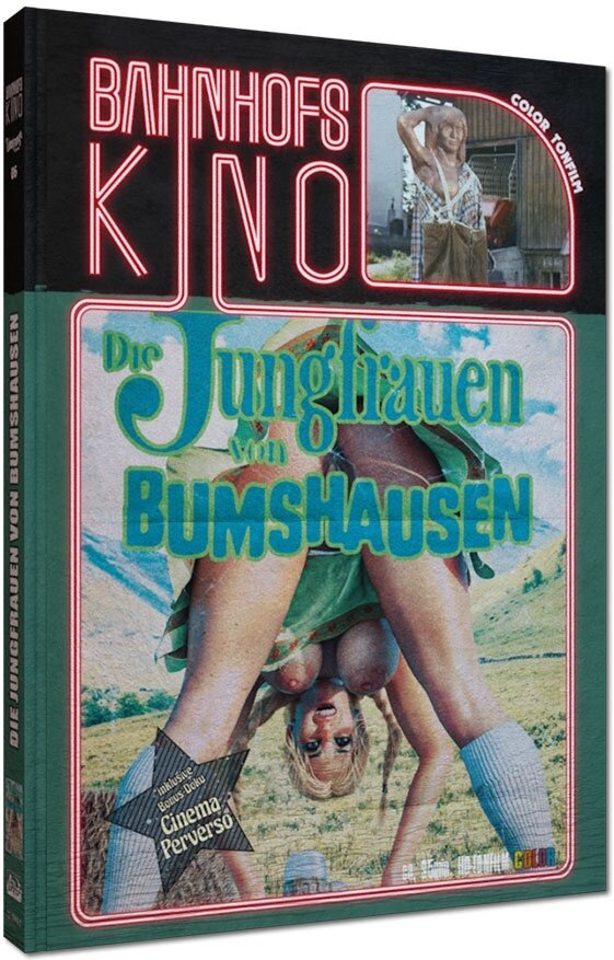 Die Jungfrauen von Bumshausen (1970) Bahnhofskino, Cover A, Édition Limitée, Mediabook, Blu-ray + DVD
