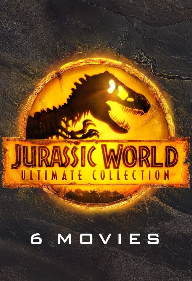 Jurassic World Ultimate Collection - Jurassic Park 1-3 / Jurassic World 1-3 6 DVDs