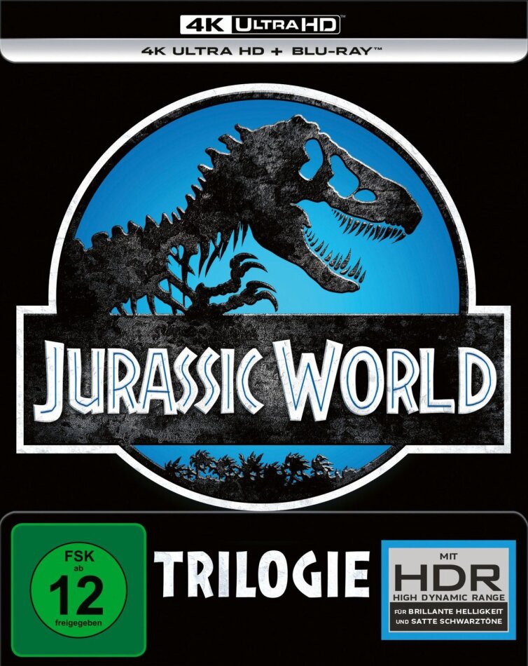 Jurassic World Trilogie 3 4K Ultra HDs + 2 Blu-rays