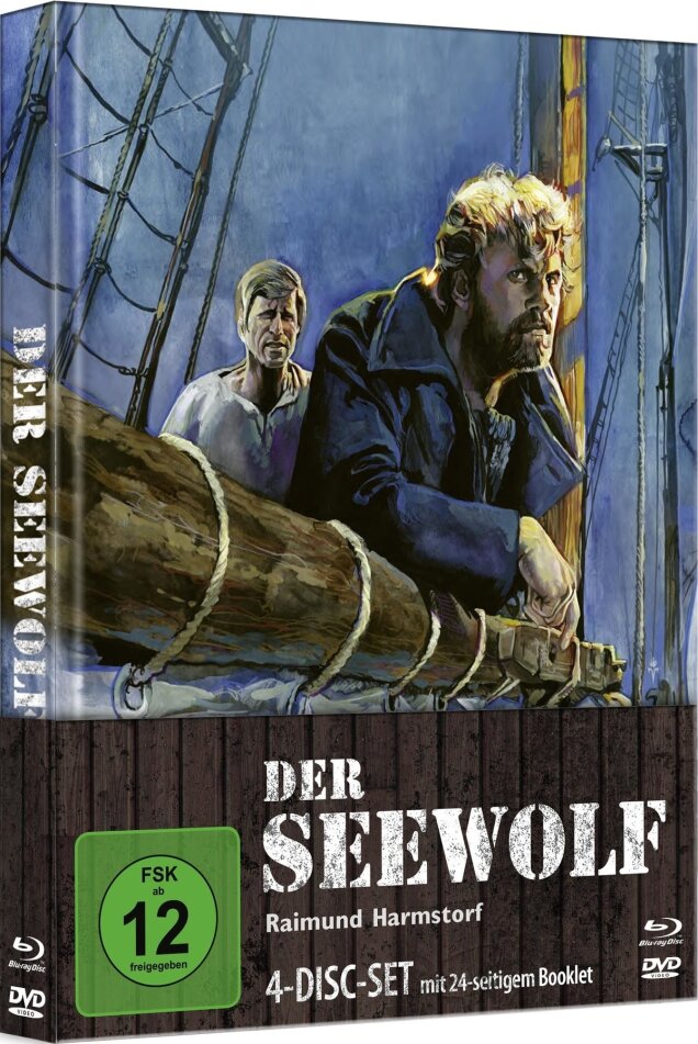 Der Seewolf (1971) Cover A, Limited Edition, Mediabook, 2 Blu-rays + 2 DVDs