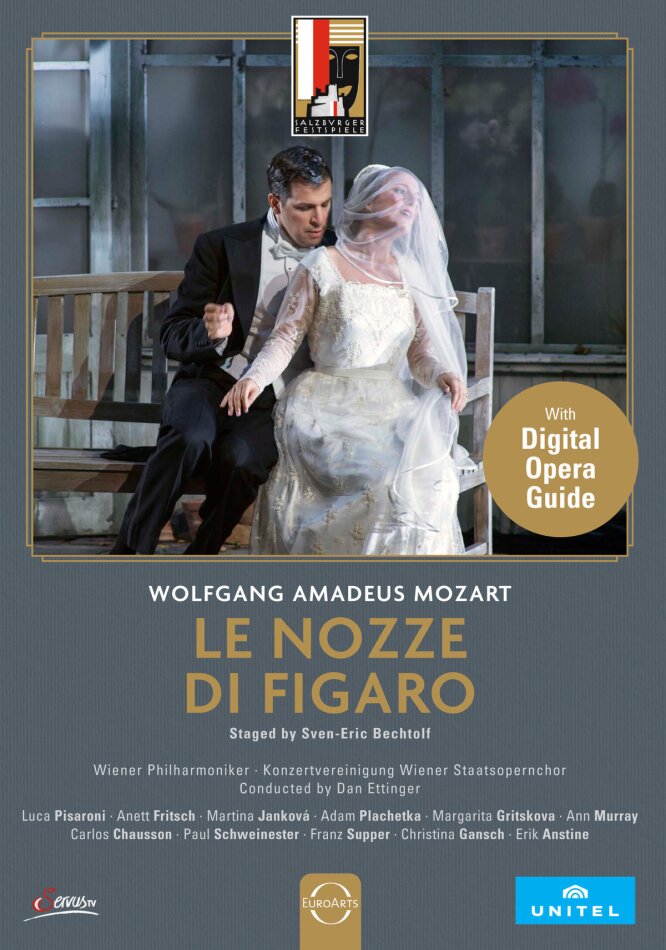 Wiener Philharmoniker, Dan Ettinger, Luca Pisaroni & Anett Fritsch - Le Nozze Di Figaro Unitel Classica, 2 DVD