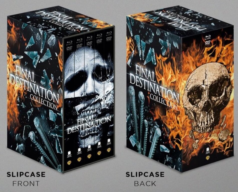 Final Destination 1-5 - Collection Schuber, Limited Edition, Mediabook, 5 Blu-rays + 5 DVDs