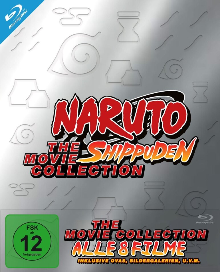 Naruto Shippuden 1-8 - The Movie Collection 8 Blu-rays