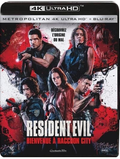 Resident Evil: Bienvenue à Raccoon City (2021) 4K Ultra HD + Blu-ray