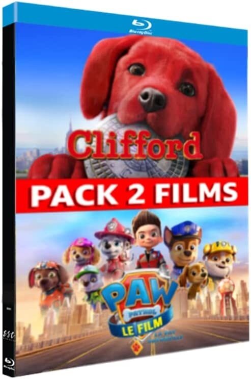 Clifford (2021) / PAW Patrol - Le Film (2021) - Pack 2 Films 2 Blu-rays