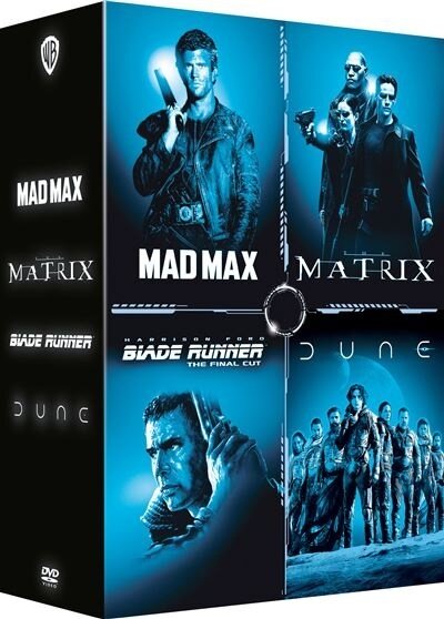 Mad Max (1979) / Matrix (1999) / Blade Runner (1982) / Dune - Partie 1 (2021) 4 DVD