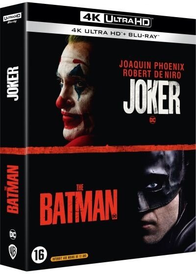 The Batman (2022) / Joker (2019) 2 4K Ultra HDs + 2 Blu-ray