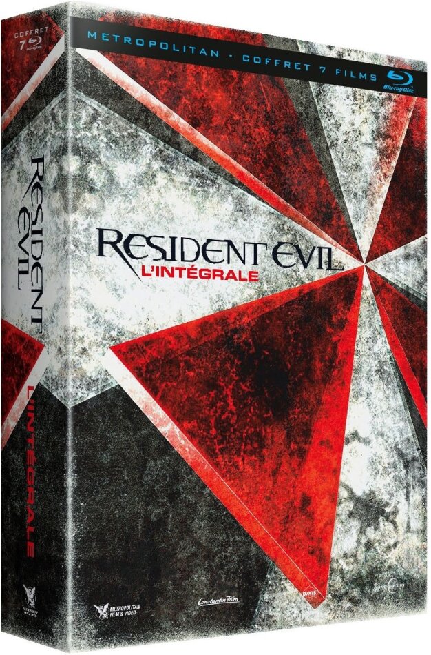 Resident Evil 1-6 & Resident Evil : bienvenue à Raccoon City (2021) - 7 Films 7 Blu-ray