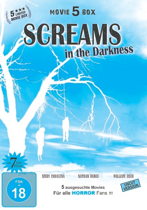 Screams in the Darkness - 5 Movie Box Uncut, 3 DVDs