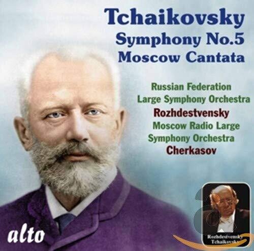 Peter Iljitsch Tschaikowsky (1840-1893), Gennady Rozhdestvensky, Nikolai Cherkasov, Russian Federation Large Symphony Orchestra & Moscow Radio Large Symphony Orchestra - Symphony No. 5 - Moscow Cantata