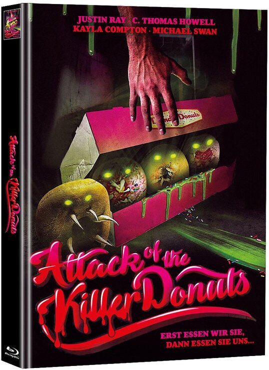 Attack of the Killer Donuts (2016) Limited Edition, Mediabook, Blu-ray + DVD