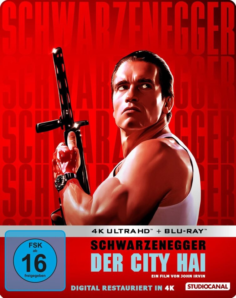 Der City Hai (1986) Limited Edition, Restaurierte Fassung, Steelbook, 4K Ultra HD + Blu-ray