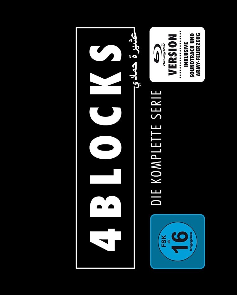 4 Blocks - Die komplette Serie: Staffel 1-3 Feuerzeug, Limited Collector's Edition, 6 Blu-rays + CD