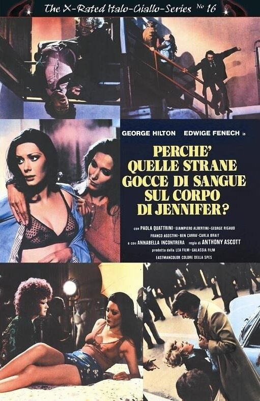 Perche' quelle strane gocce di sangue sul corpo di Jennifer - Das Geheimnis der blutigen Lilie (1972) Grosse Hartbox, Cover F, The X-Rated Italo-Giallo-Series, Limited Edition