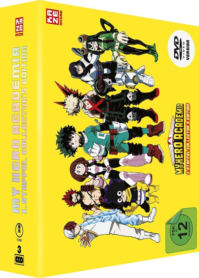 My Hero Academia - Staffel 1 Collector's Edition, 3 DVDs