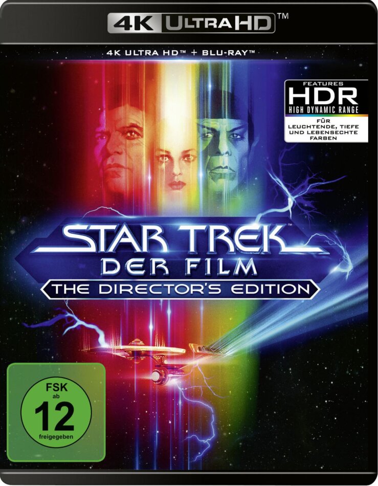 Star Trek 1 - Der Film (1979) Director's Cut, 4K Ultra HD + 2 Blu-rays