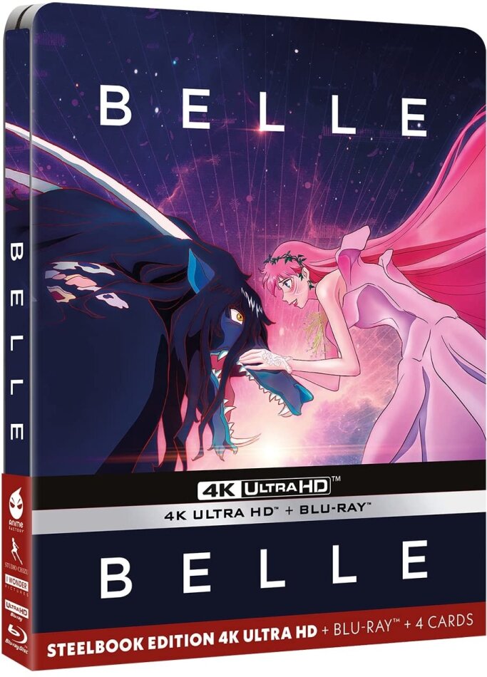 Belle (2021) Limited Edition, Steelbook, 4K Ultra HD + Blu-ray