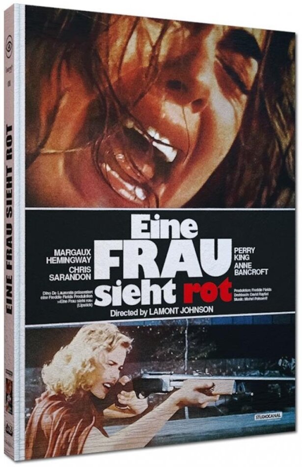 Eine Frau sieht rot (1976) Cover C, Limited Edition, Mediabook, Blu-ray + DVD