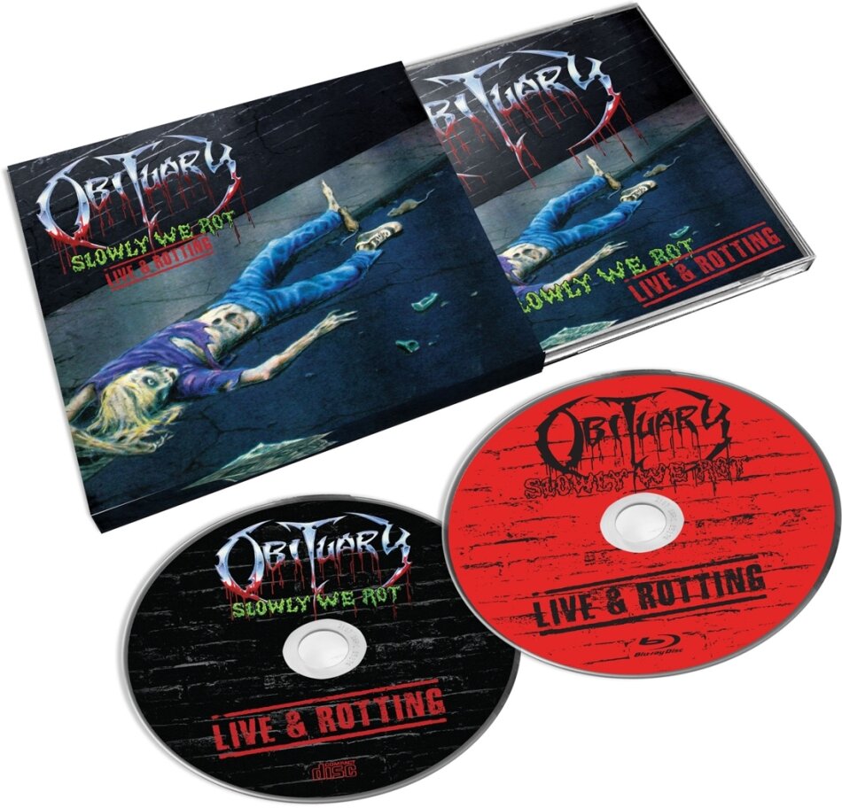 Obituary - Slowly We Rot - Live And Rotting CD + Blu-ray