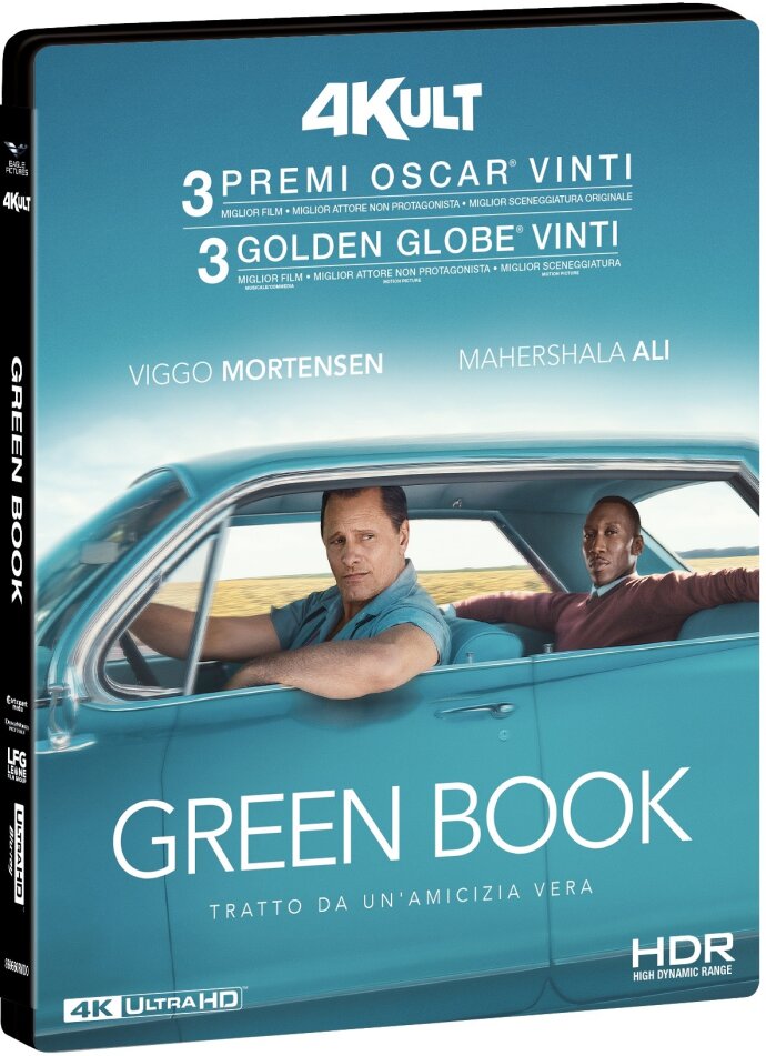 Green Book (2018) 4Kult, 4K Ultra HD + Blu-ray