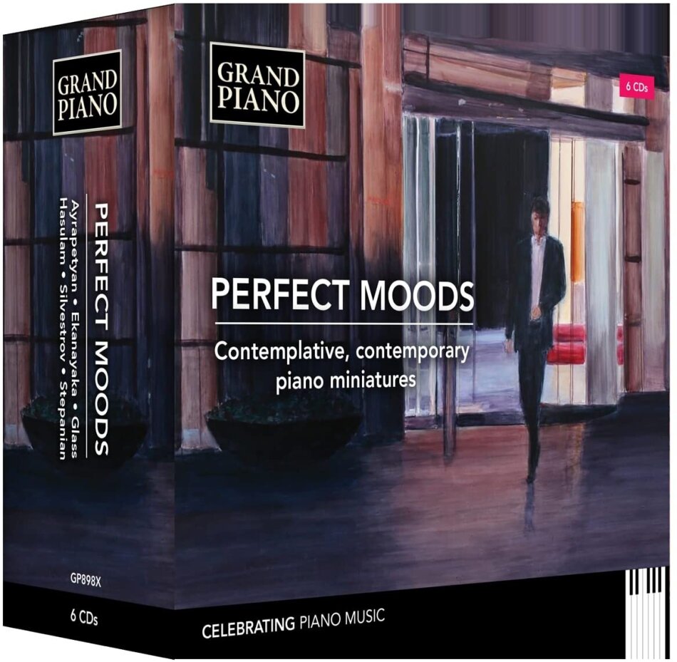 Baal Hasulam (1885-1955), Haro Stepanian (1897-1966), Valentin Silvestrov (*1937), Philip Glass (*1937), Tanya Ekanayaka, … - Perfect Moods - Contemplative, Contemporatry Piano Miniatures 6 CDs